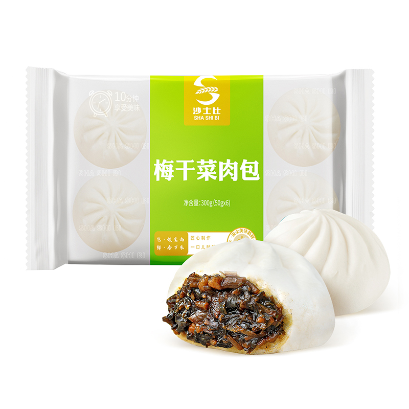 梅干菜肉包（50g*6只裝）