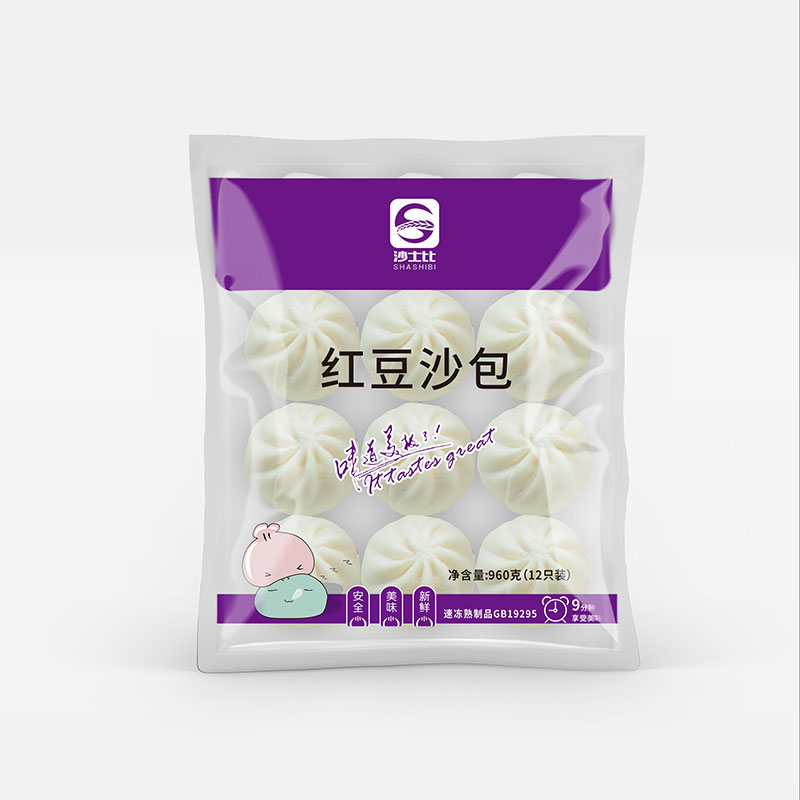 紅豆沙包（80g*12只裝）