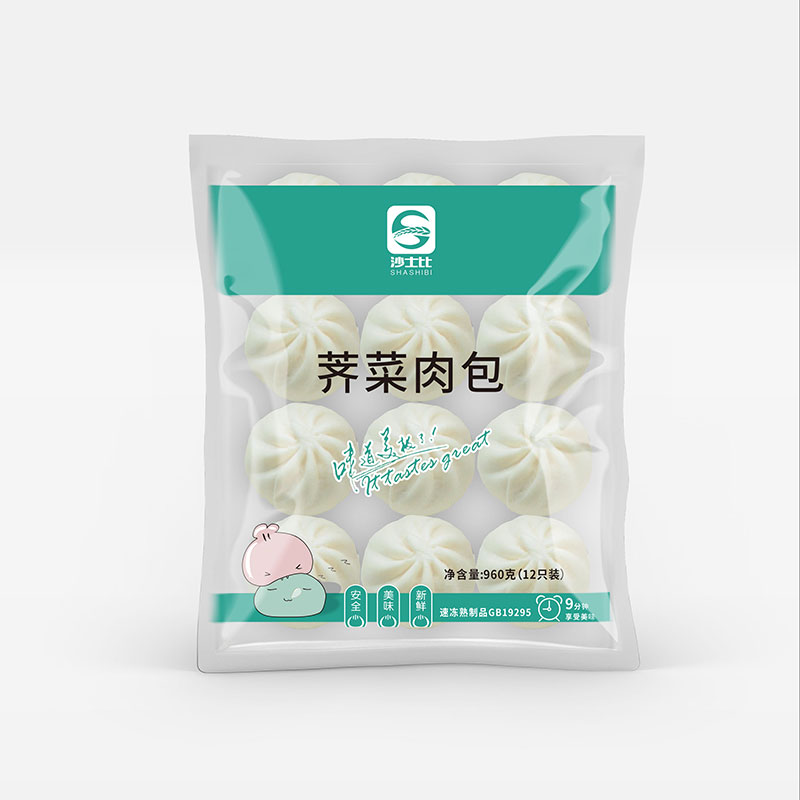 薺菜肉包（80g*12只裝）